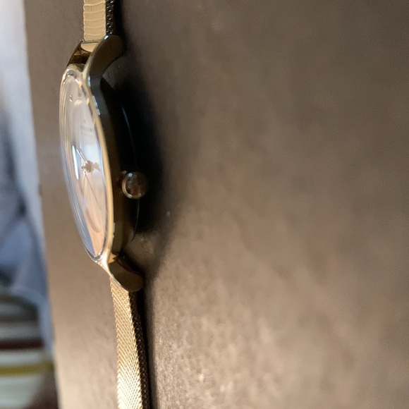 Skagen Anita Lille Gold-Tone Steel Mesh Women’s Watch - Picture 13 of 14